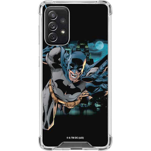 DC Comics Batman All Star Batman & Robin, The Boy Wonder Action Pose Art BY Jim Lee Galaxy A72 5G Clear Case